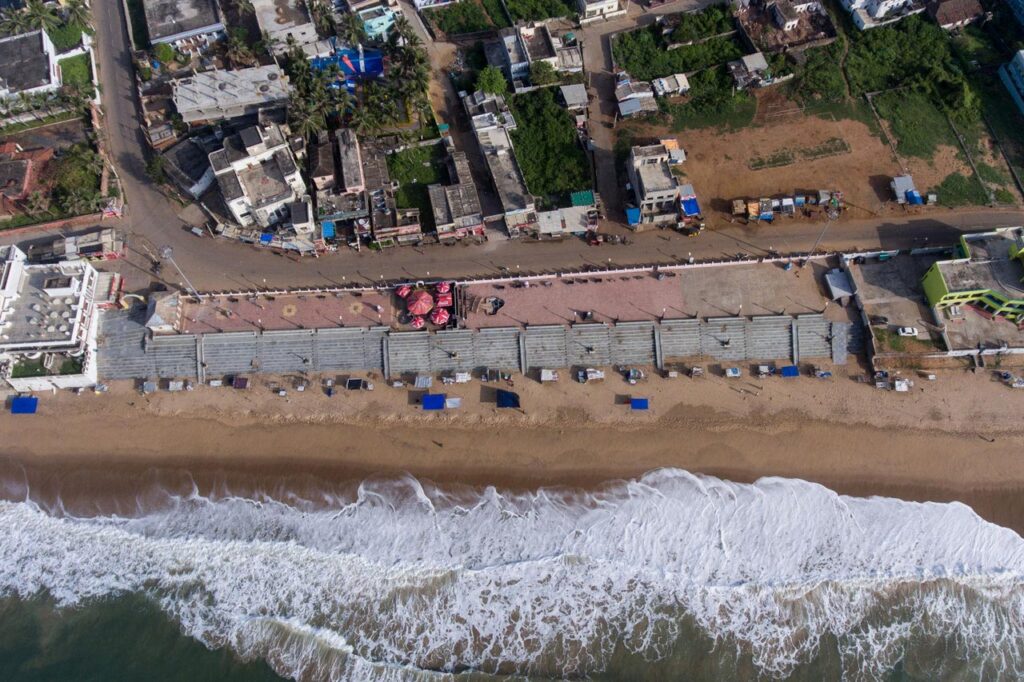 Gopalpur Beach sea view and tourist destination in Odisha