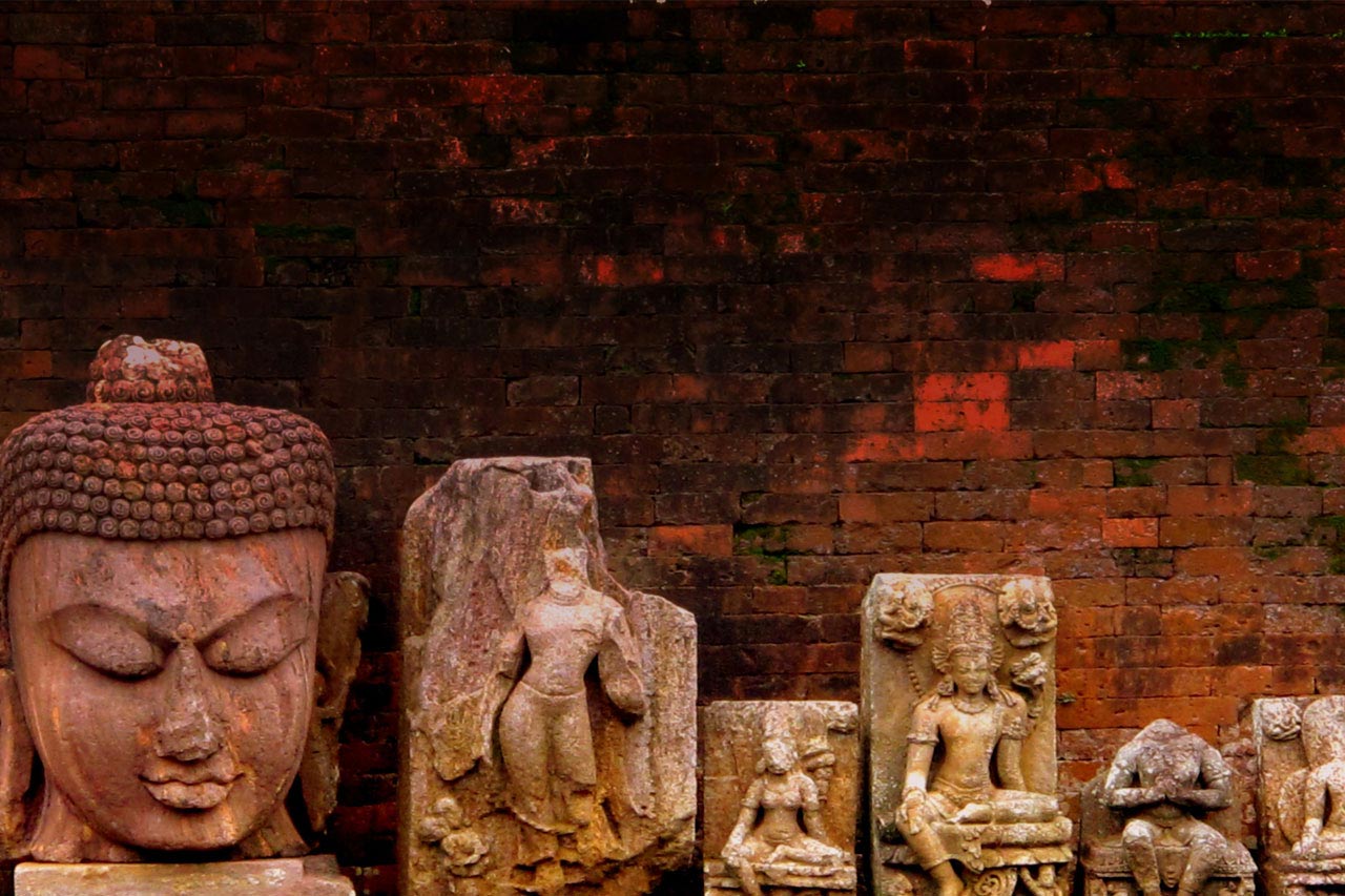 Ratnagiri Buddhist Monastery and ancient Buddhist ruins in Odisha